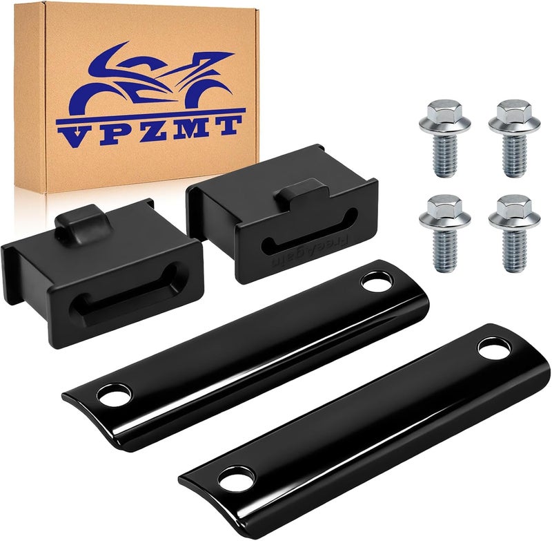 VPZMT Black Rear Air Cushion Muffler Shockproof Exhaust Tail Bracket Crash Pad for Harley Touring Road King/Street Glide/Electra Glide/Road Glide/CVO 1985-2025 Models (Replace# 65724-85) - Image 1